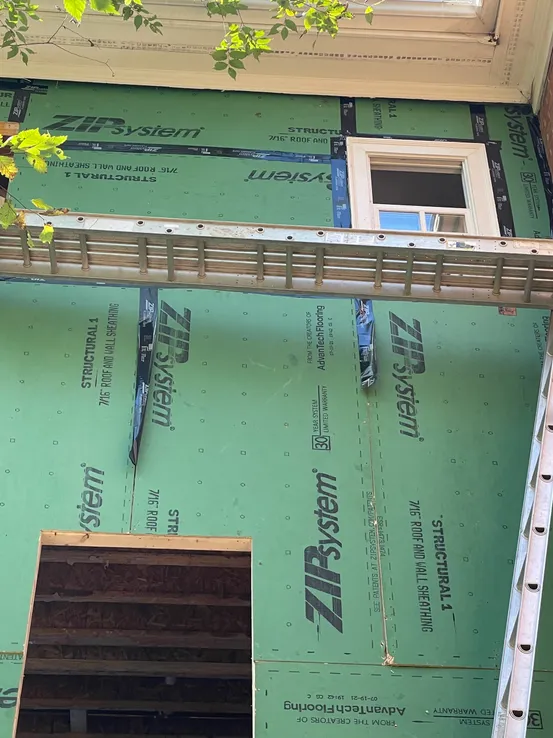 Flashing installed over housewrap instead of behind it